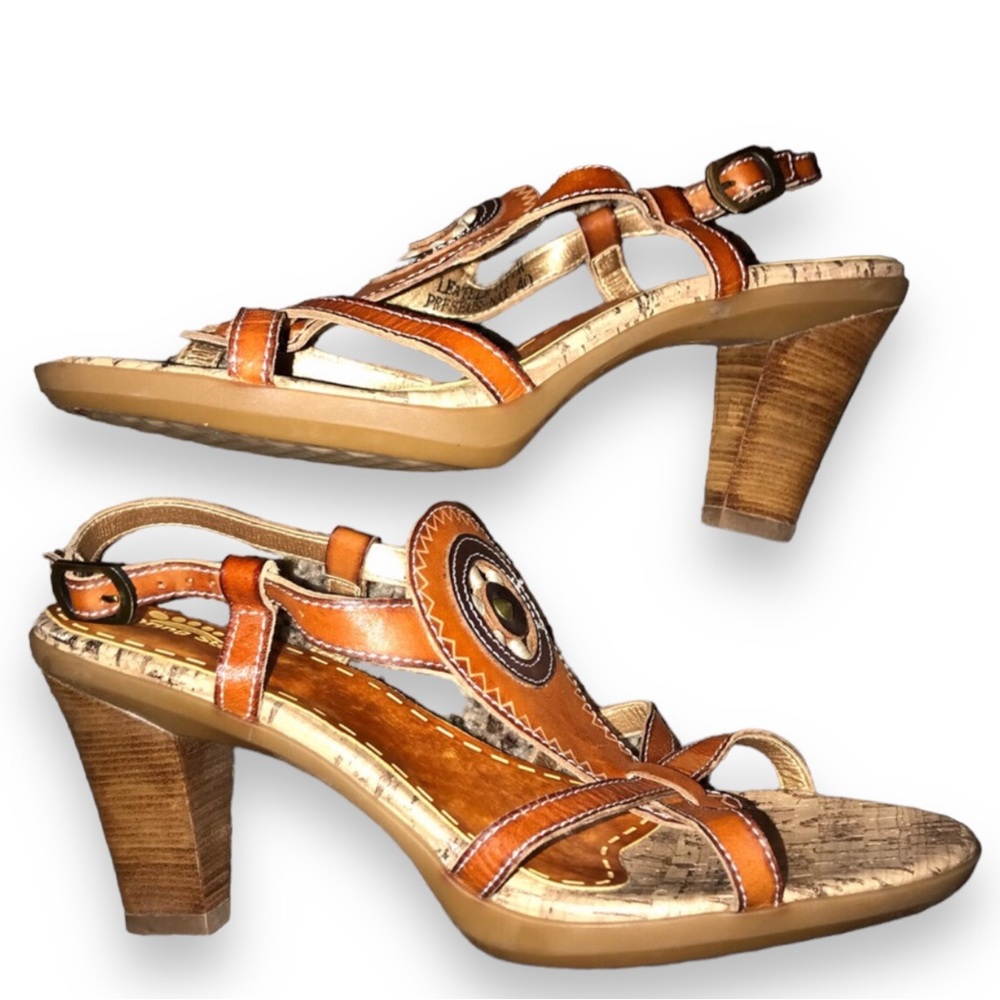 Happy Hippie Spring Step Heels Sandals -10